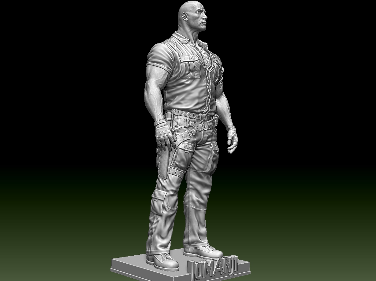 Dr Smolder Bravestone Dwayne Johnson By JS Studio Download Free STL Model Printables Com