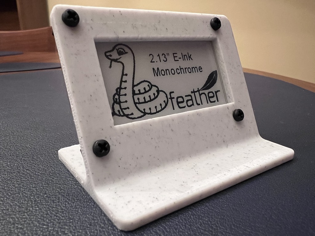 Adafruit 2.13" ePaper Display Stand