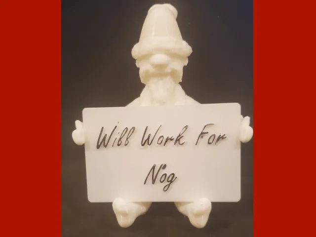 Gnomey the elf -Gift Card Holder