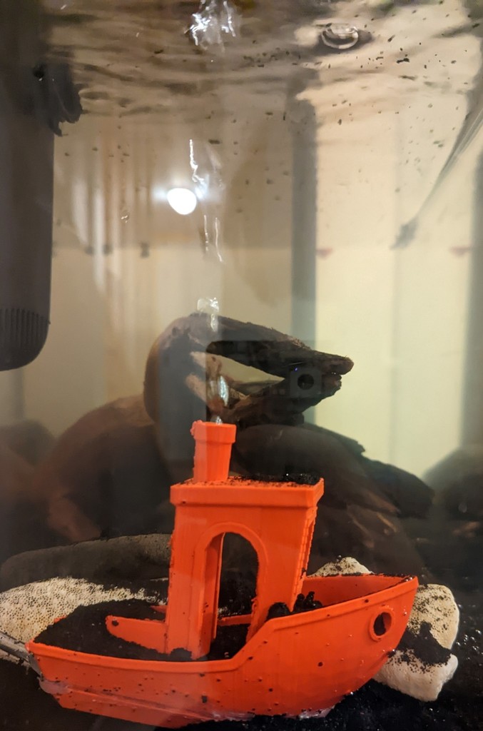3dBenchy aquarium bubbler