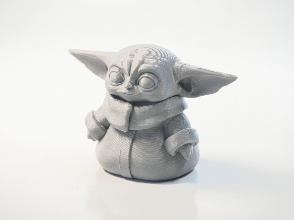 Cute Grogu Figurine Chibi Star Wars 3D Printable