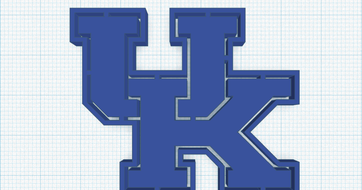 University of Kentucky Logo by Braden Wingfield | Download free STL ...