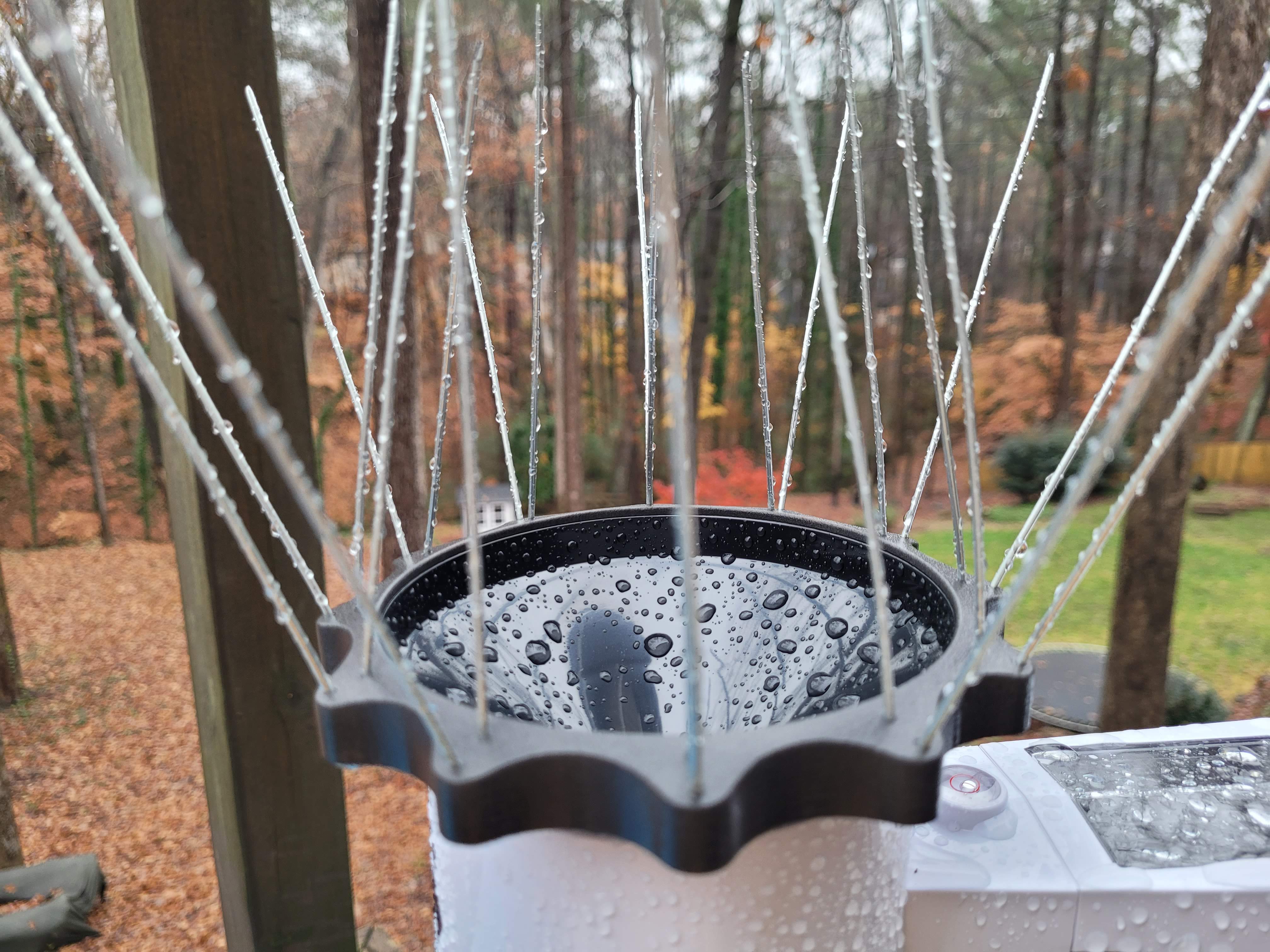 Weather Station Rain Gauge Bird Spikes by makemodmend Download free