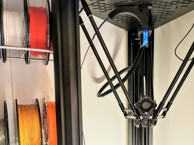 Flsun V400 - Filament feeder UNDER the top box