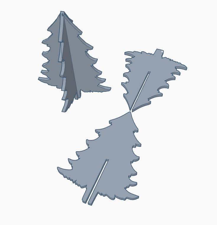 Miniatura 4 do modelo 3D Christmas Tree set, 11 type