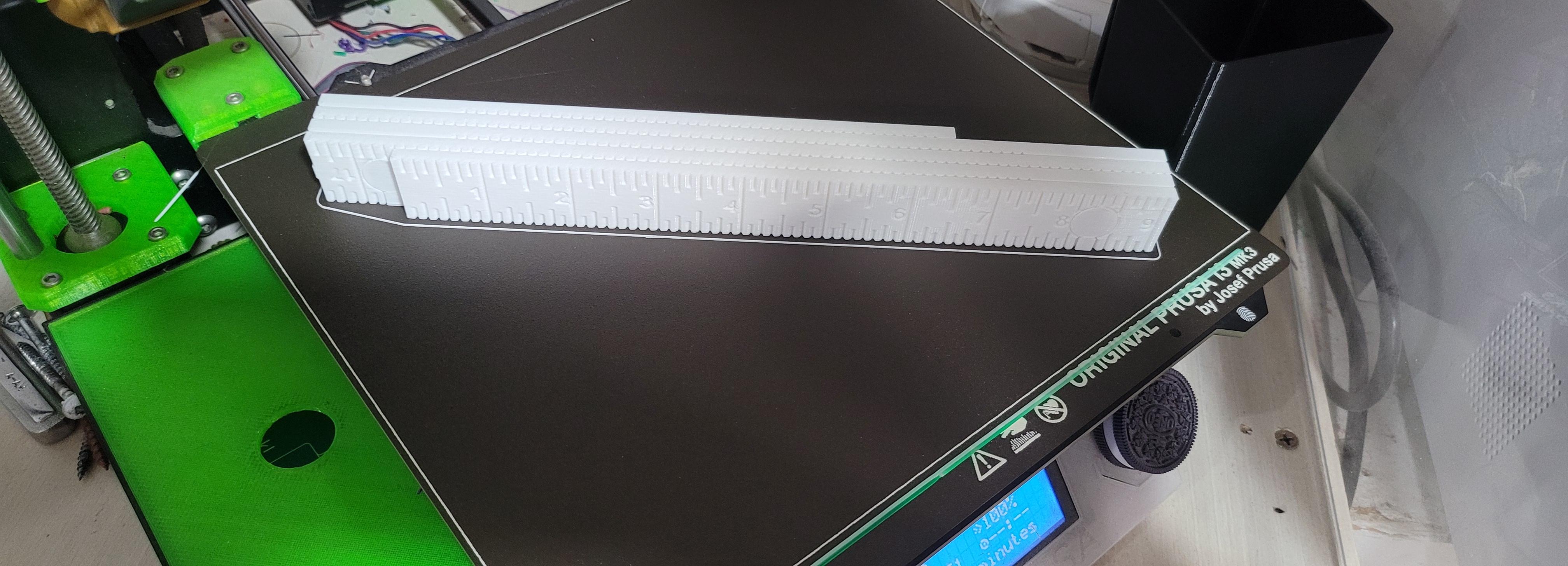 Print in place foldable ruler 40 in long by Mocodroid | Download free ...