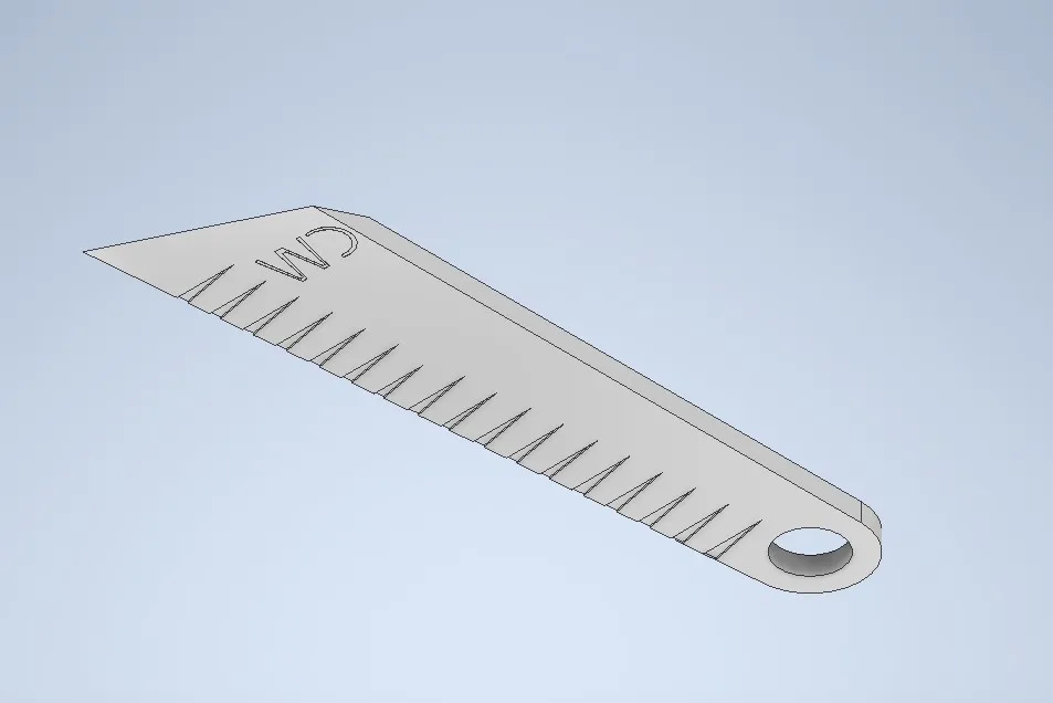 Scraper Ruler by XShadeTreeX | Download free STL model | Printables.com
