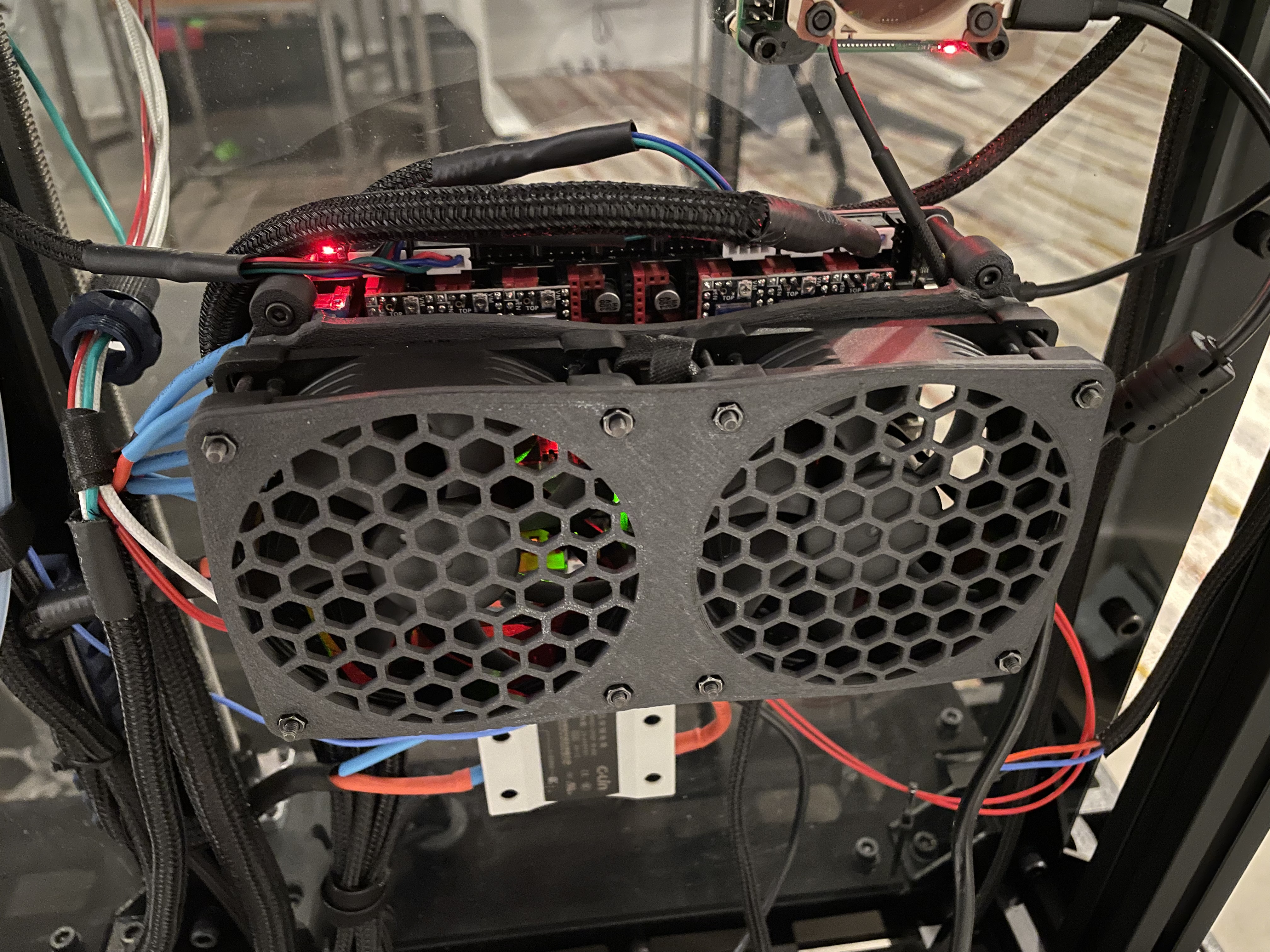 BTT Octopus 2 x 80mm Fan Magnet Mount