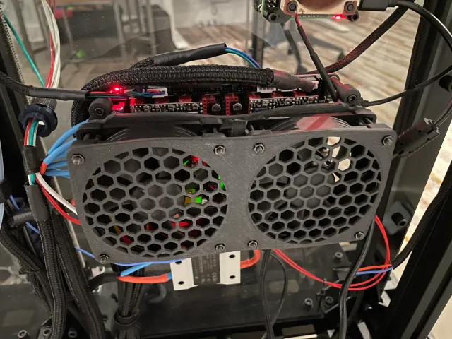BTT Octopus 2 x 80mm Fan Magnet Mount