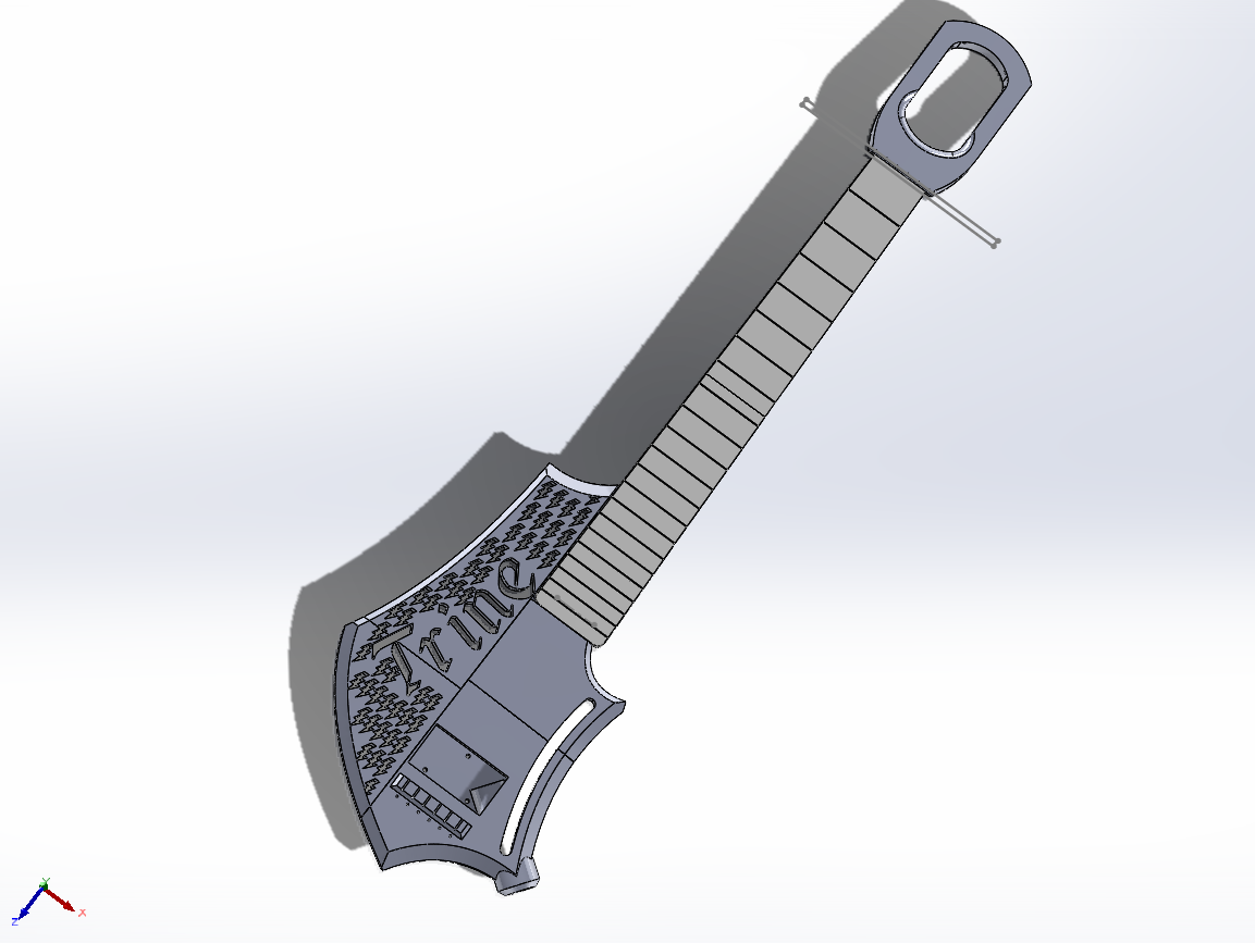 WIP 3D printable Electric Guitar by rob911sc Download free STL model WIP 3D printable Electric Guitar by rob911sc Download free STL model