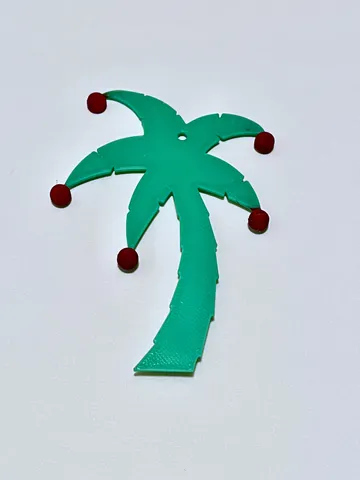 Palm Christmas Tree Ornament