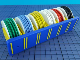 A simple wire spool holder by alexclink, Download free STL model