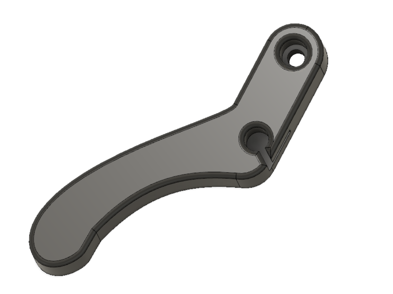 BMW E30 hood latch release lever by schutz Download free STL model