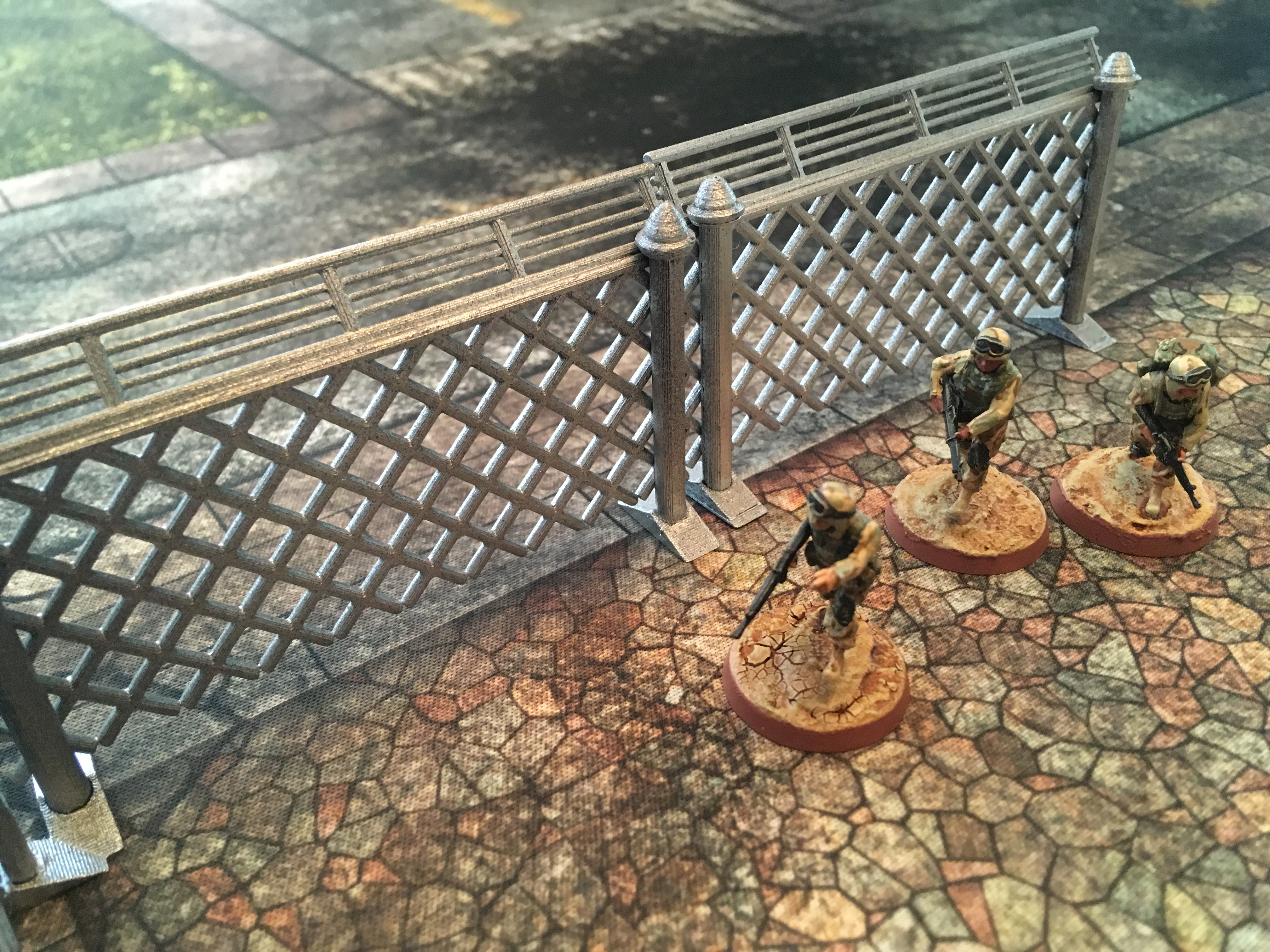 Fencing for 28mm-40mm Wargaming