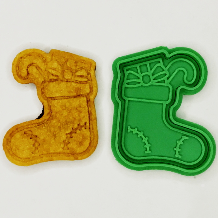 Christmas socks gifts cookie cutter