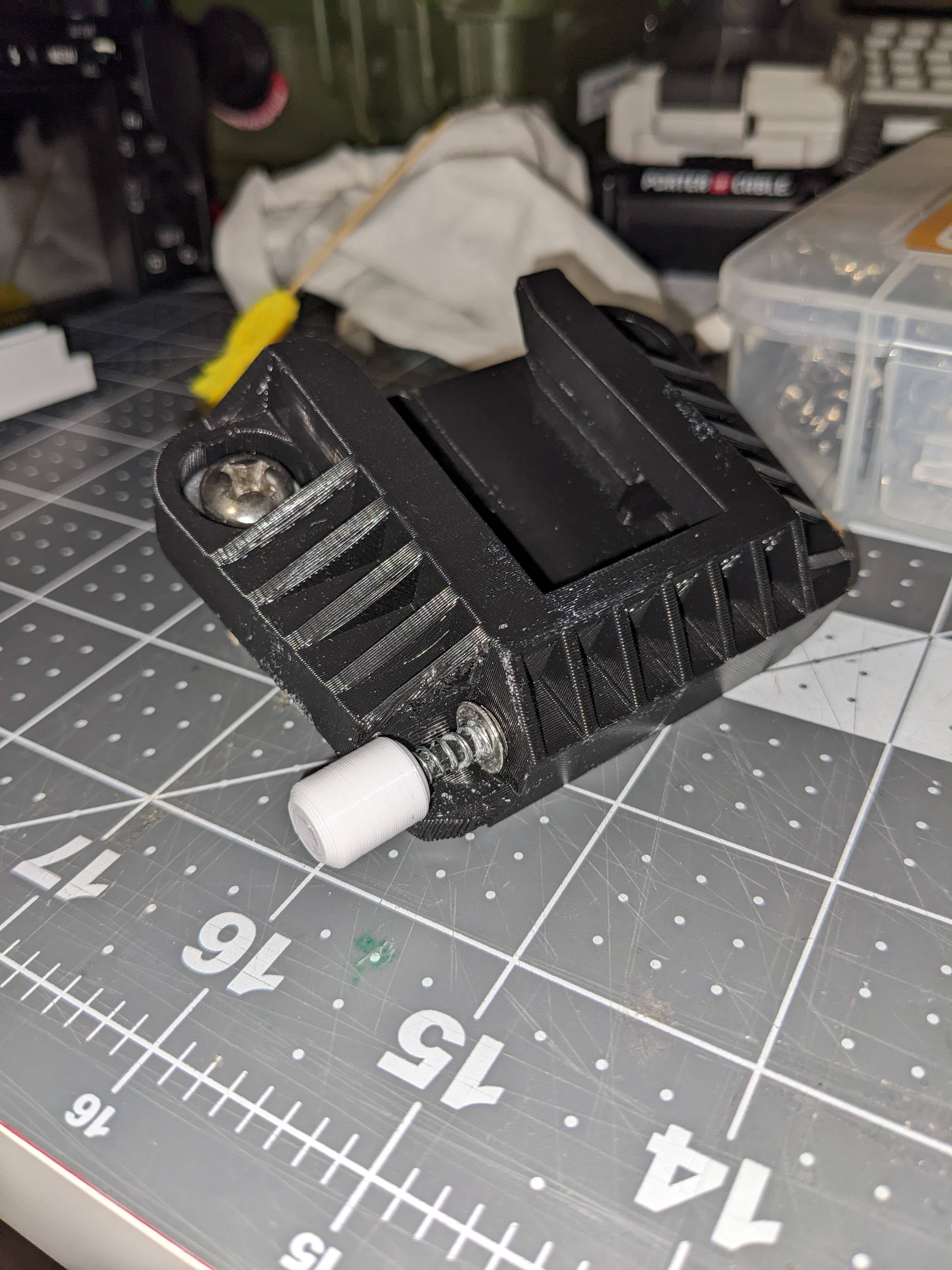 (Remix) "Camera Backpack Mount by tonpa888" 3d Printed Locking Pin Remix
