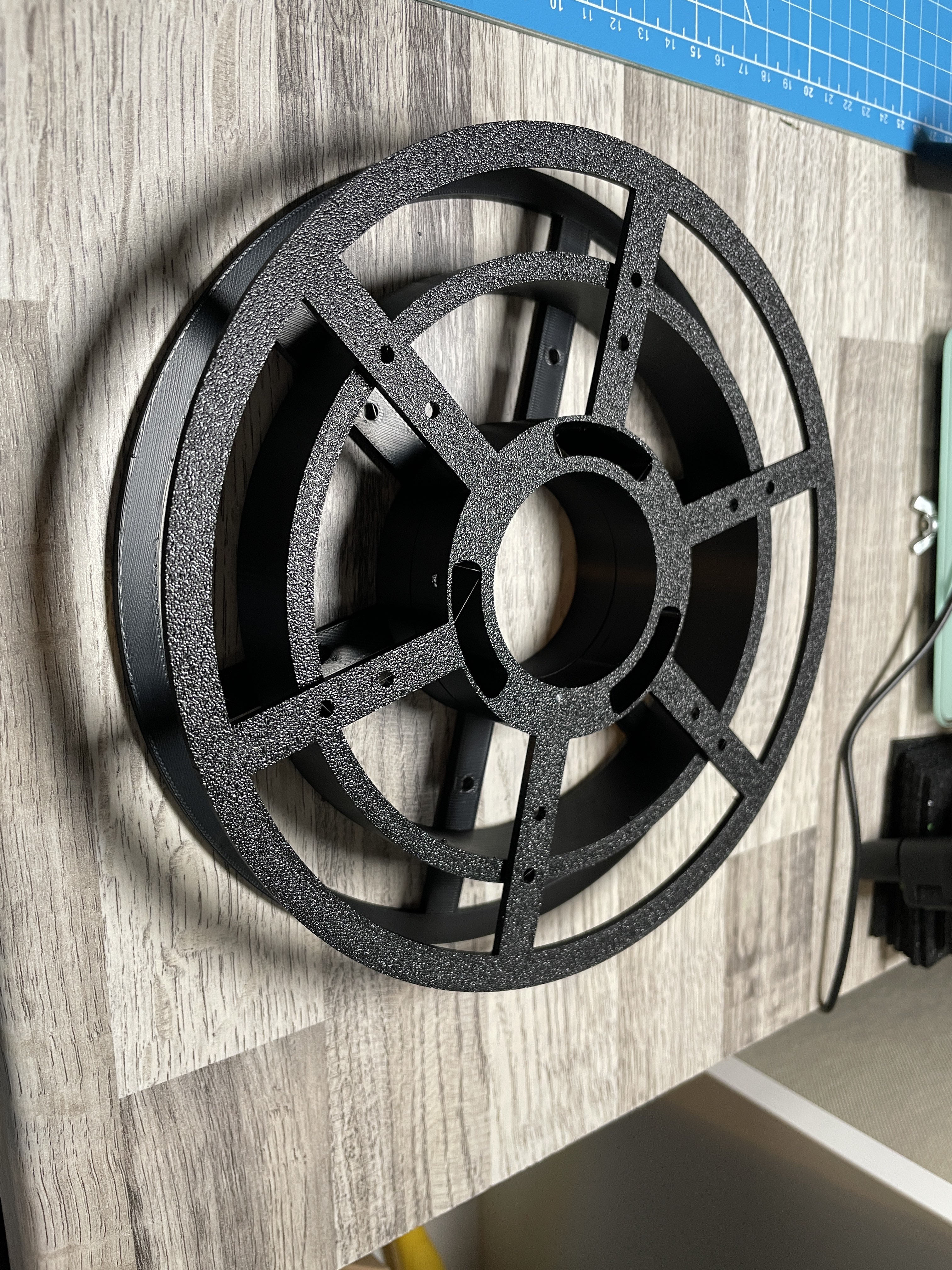 Miniatura 2 do modelo 3D Nobufil Sample Spool Round + Adapter