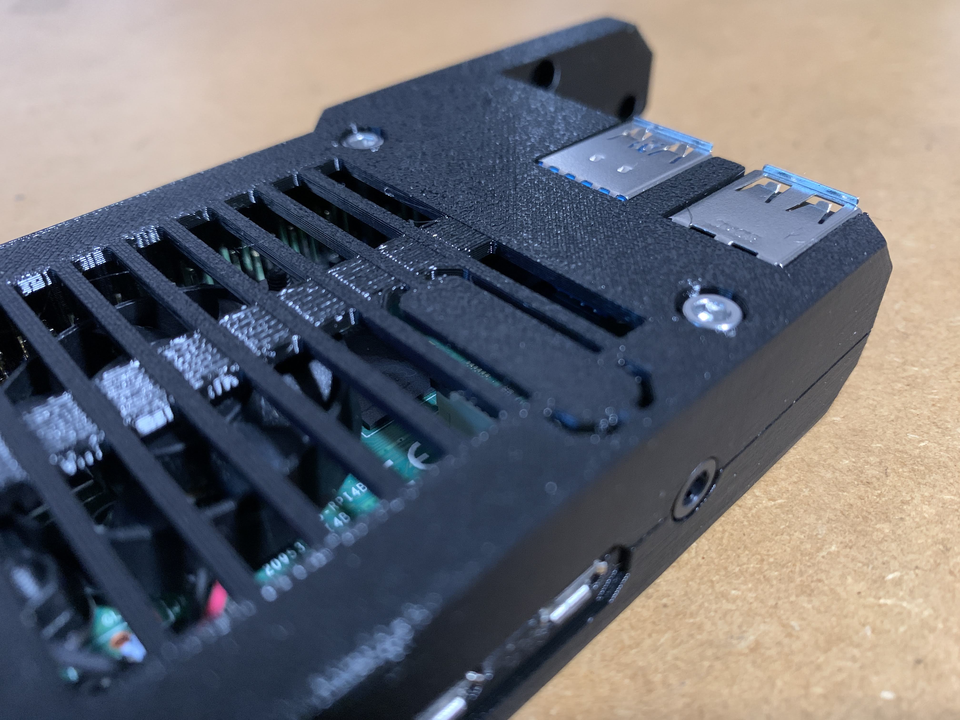 Miniatura 5 do modelo 3D Raspberry Pi4 case for Prusa MK3