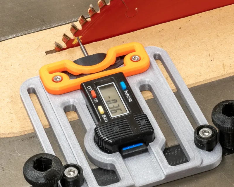 TABLE SAW BLADE ALIGNMENT JIG by Peter H | Download free STL model ...