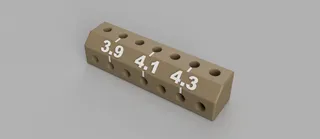 Screw Hole Size Tool