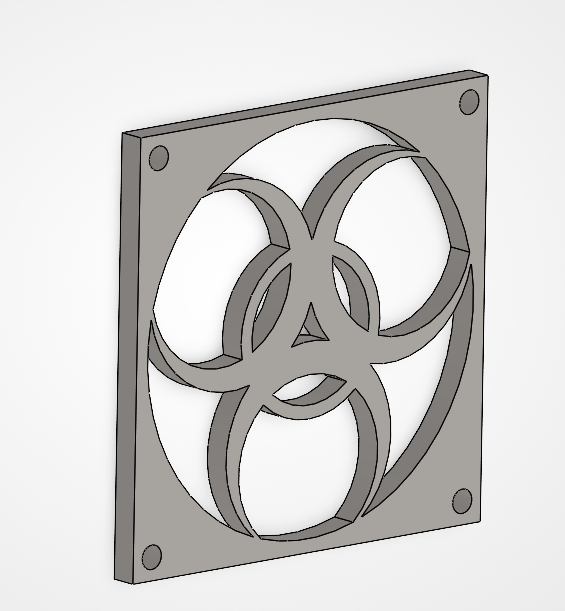 80mm fan cover biohazard