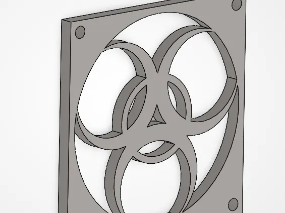 80mm fan cover biohazard