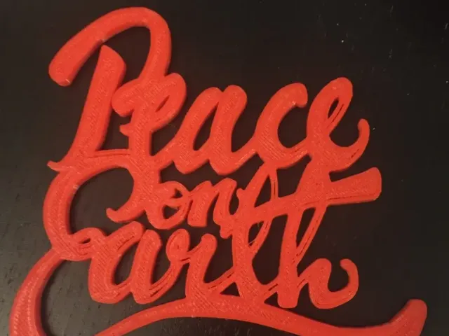 Peace on Earth Ornament