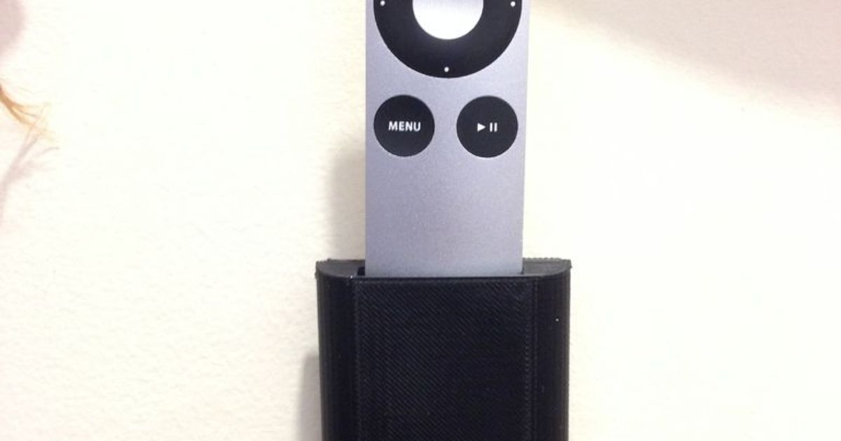 Apple TV Remote Holder by schmidjon Download free STL model