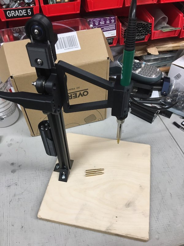 Remix/alternate parts for Adafruit heat set insert press. 3D model thumbnail