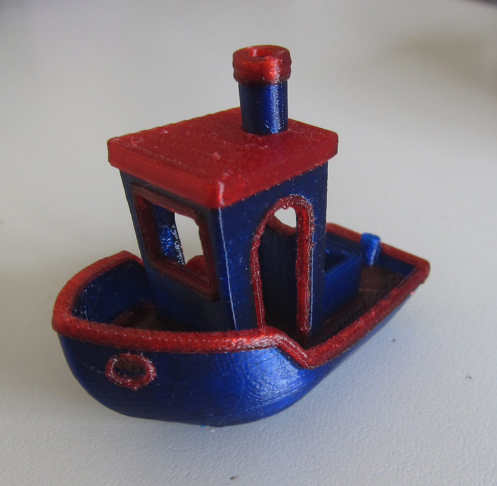 Two colour benchy