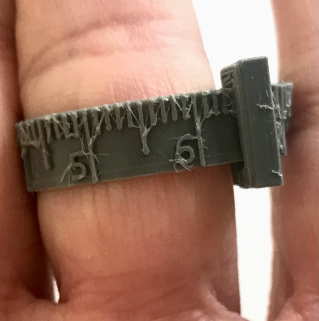 Ring and waist sizer / Medidor de anillos y cintura