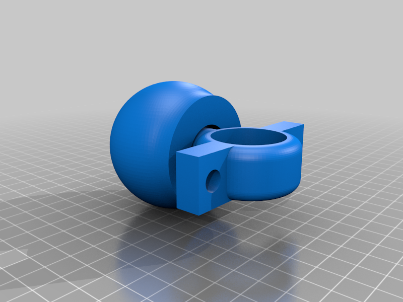 Steering wheel knob ball by przemek_kuchta Download free STL model