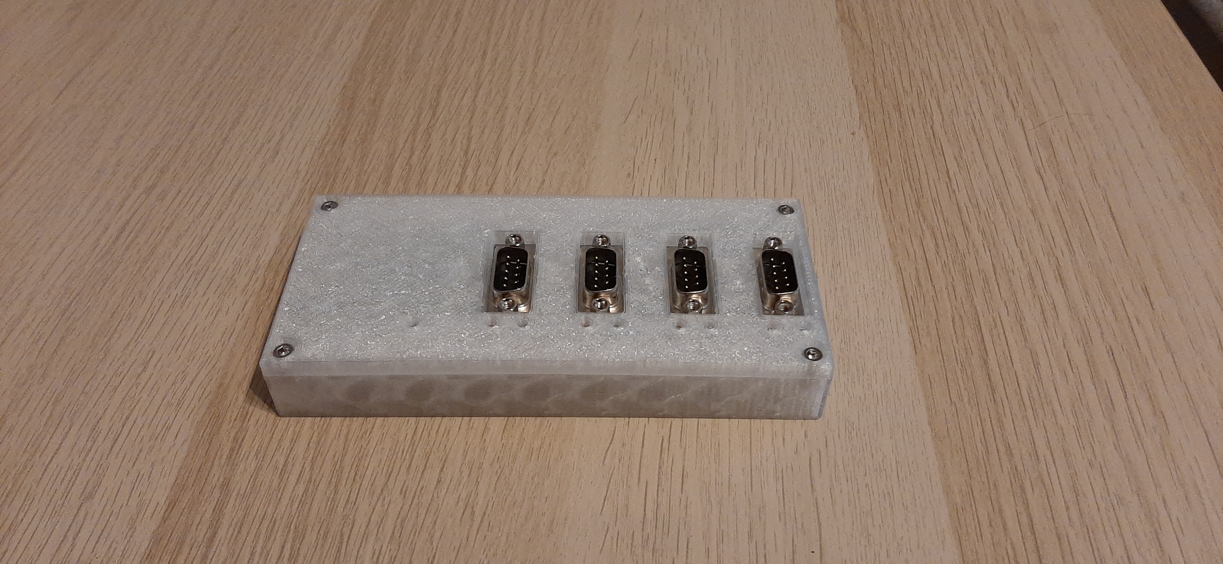 Encasing for the USB-COM232-PLUS4 circuit board