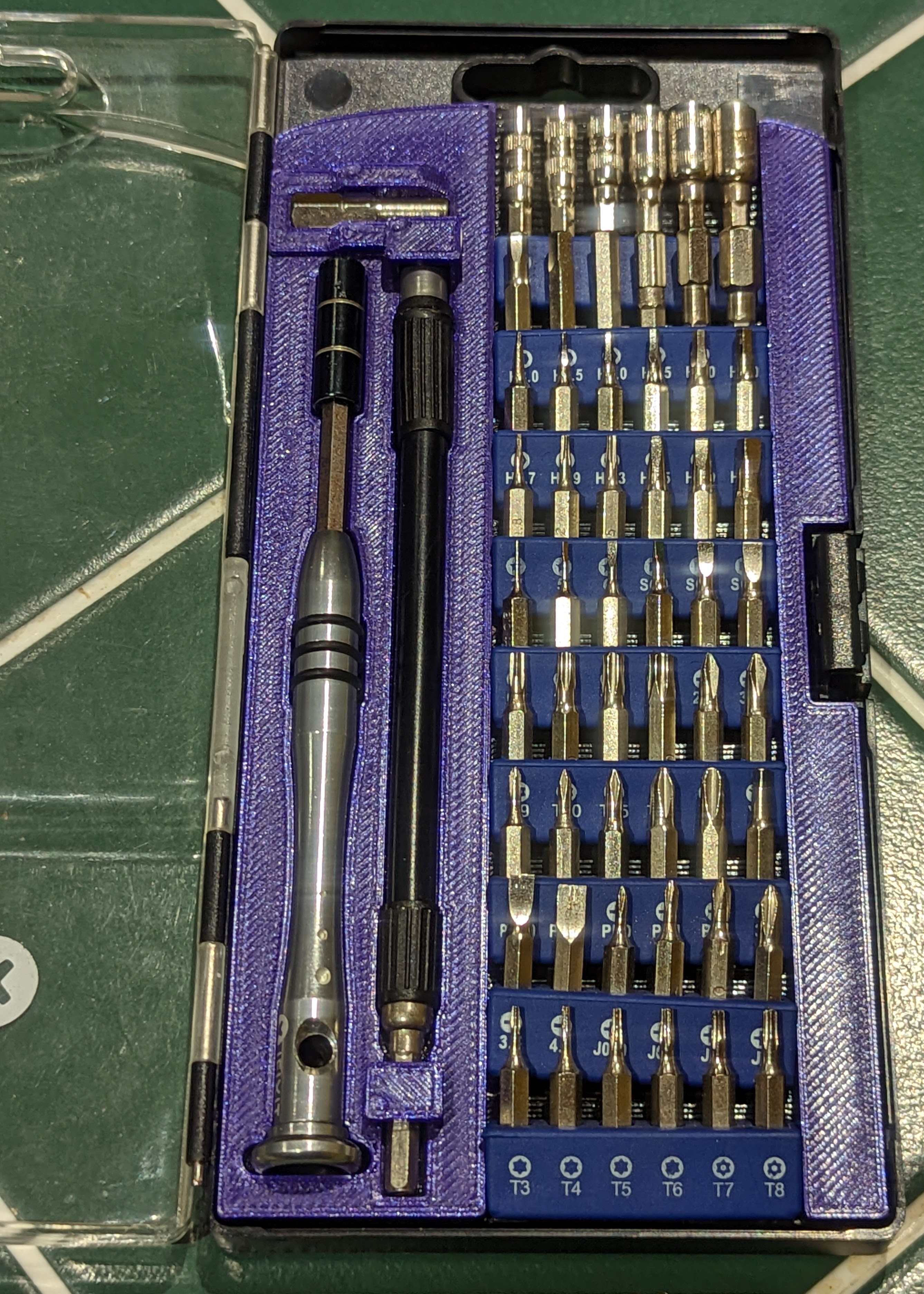 iFixit 54 Bit Driver Kit replacement tray by MelSK Download free STL