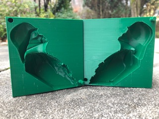 Darth Vader Bust Snow Mold