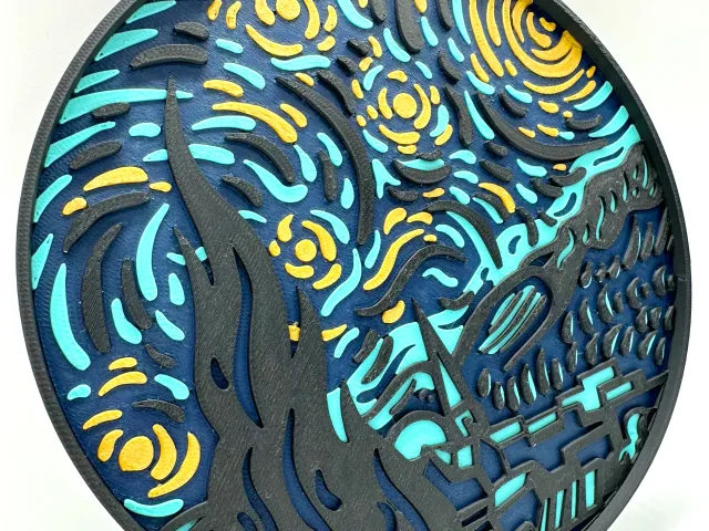 THE STARRY NIGHT - VINCENT VAN GOGH