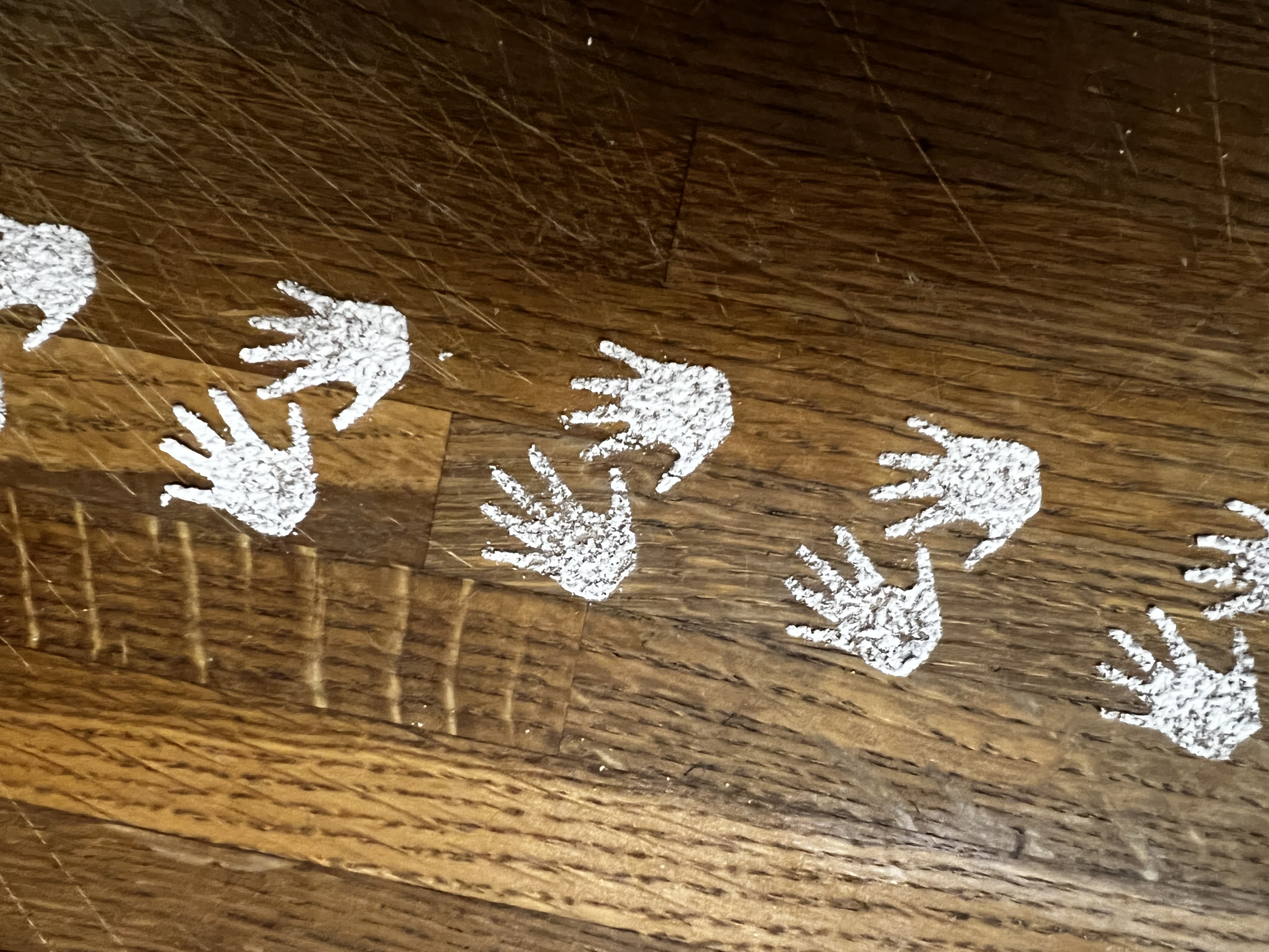 Handprints Elf on the shelf Wichtel