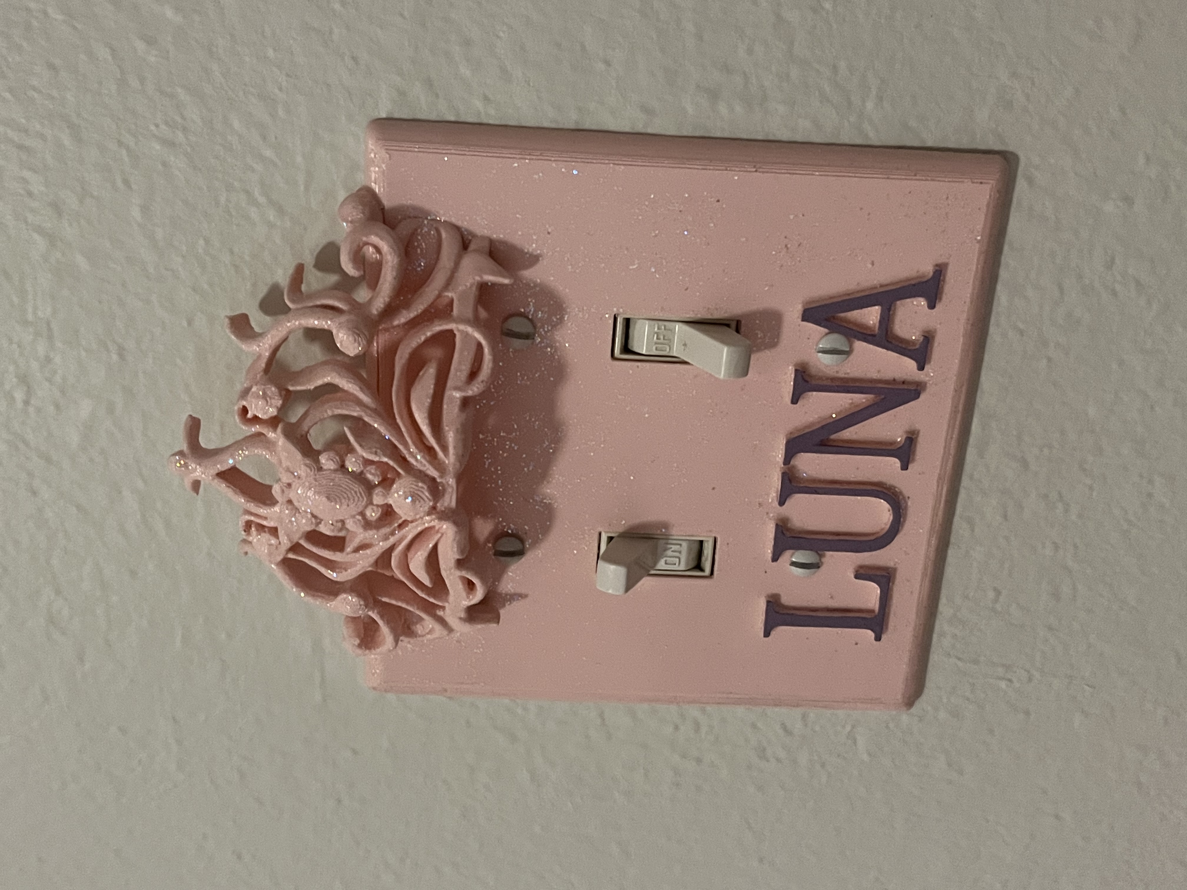 Princess switch plate