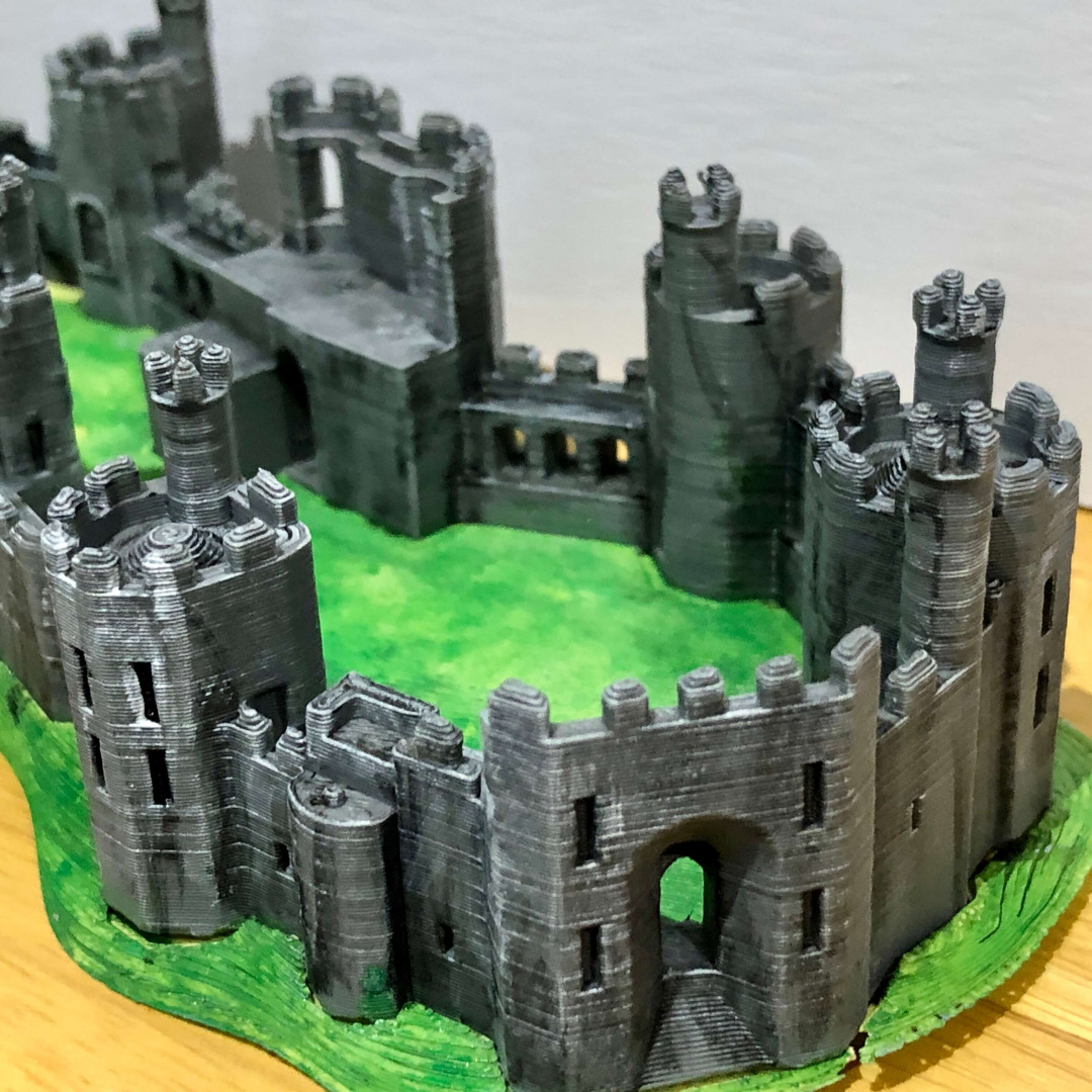 Caernarfon Castle - Wales by MiniWorld3D | Download free STL model ...