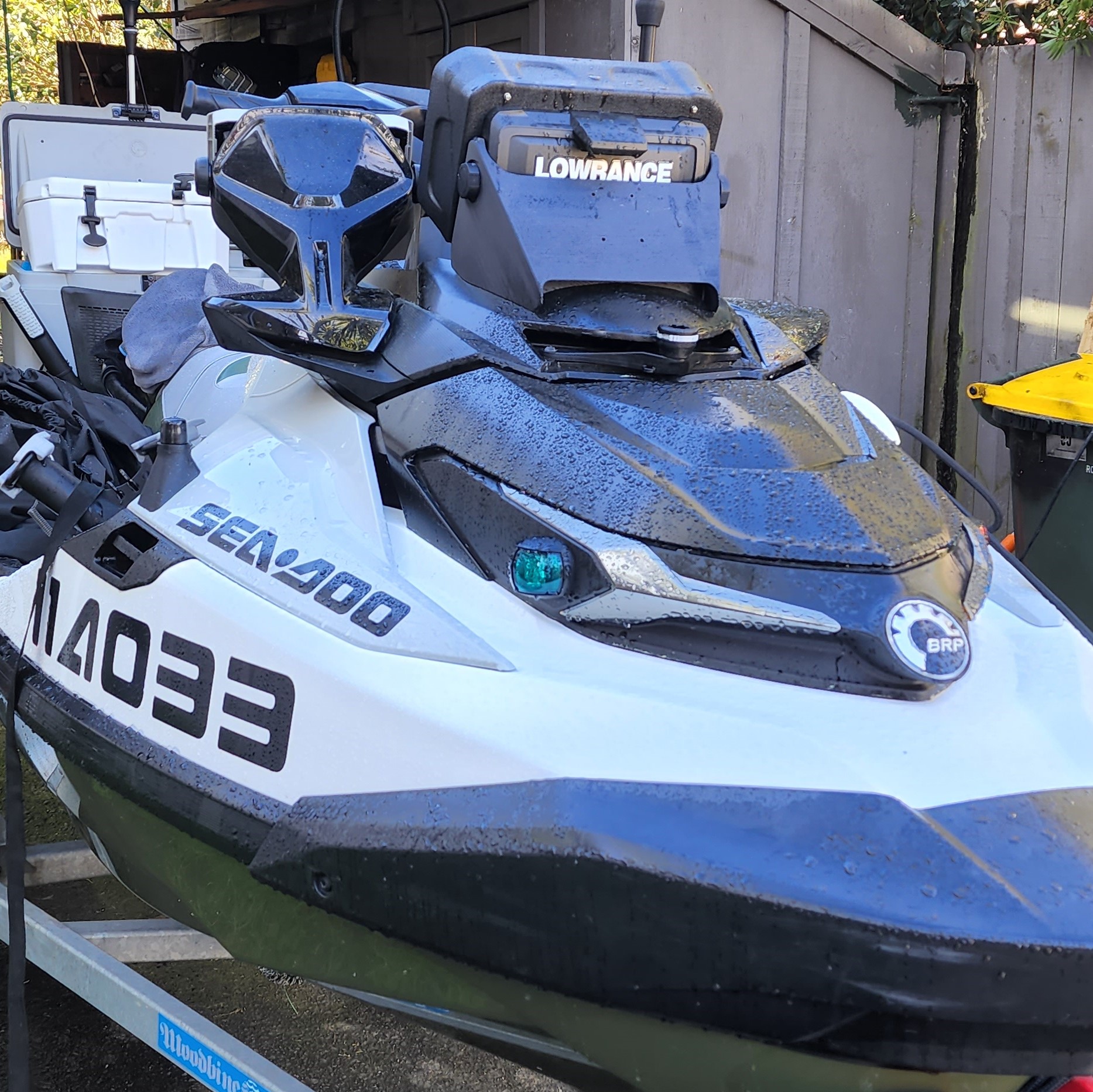 SeaDoo Fishpro Lowrance FS9 and FS7 Sounder Heads Up mount.