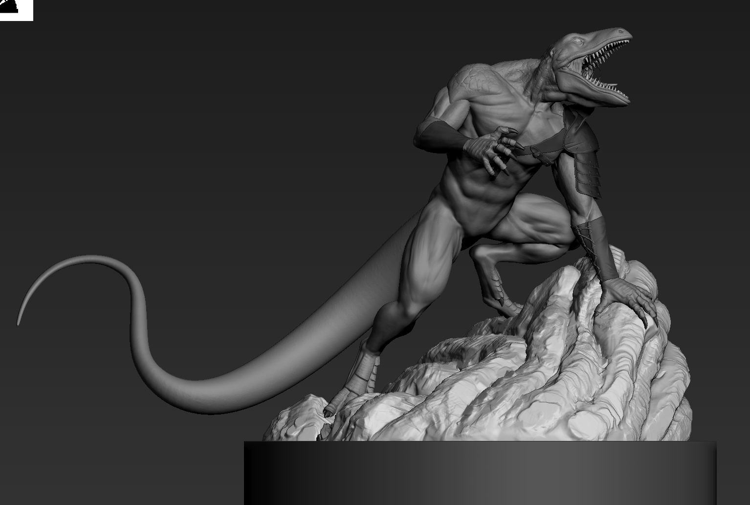 Lizard Warrior By Bellesa Download Free STL Model Printables