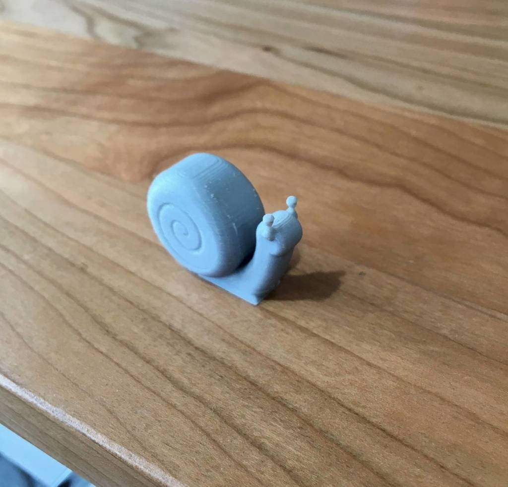 Cute Little Spiral Shell Snail