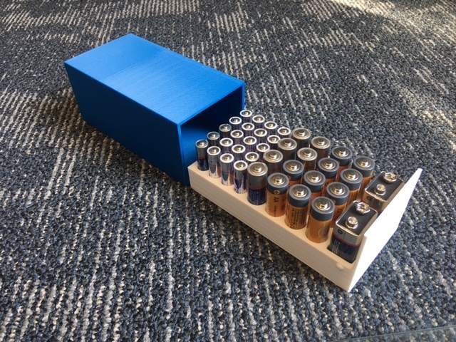 Large Battery Organizer Holder