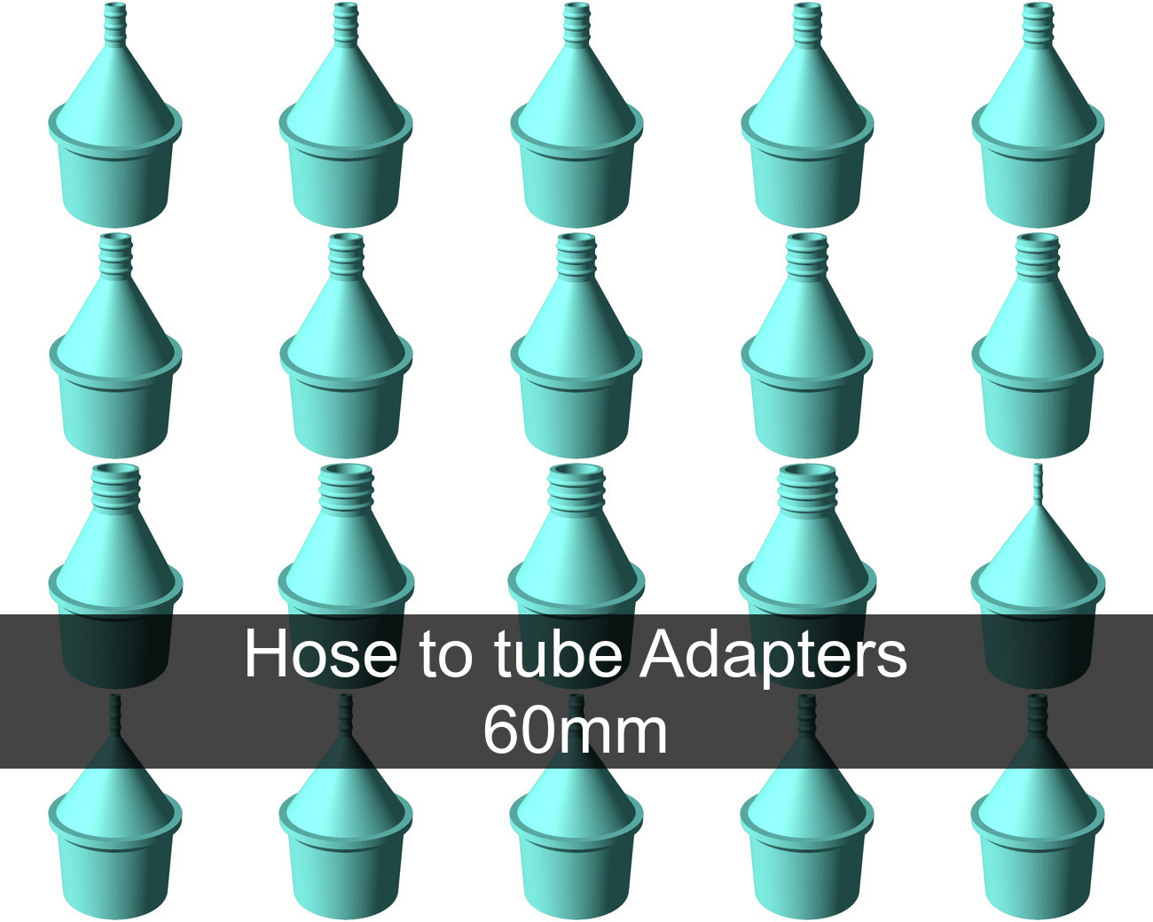 Vacuum hose to tubing adapters for all common sizes by Max Download