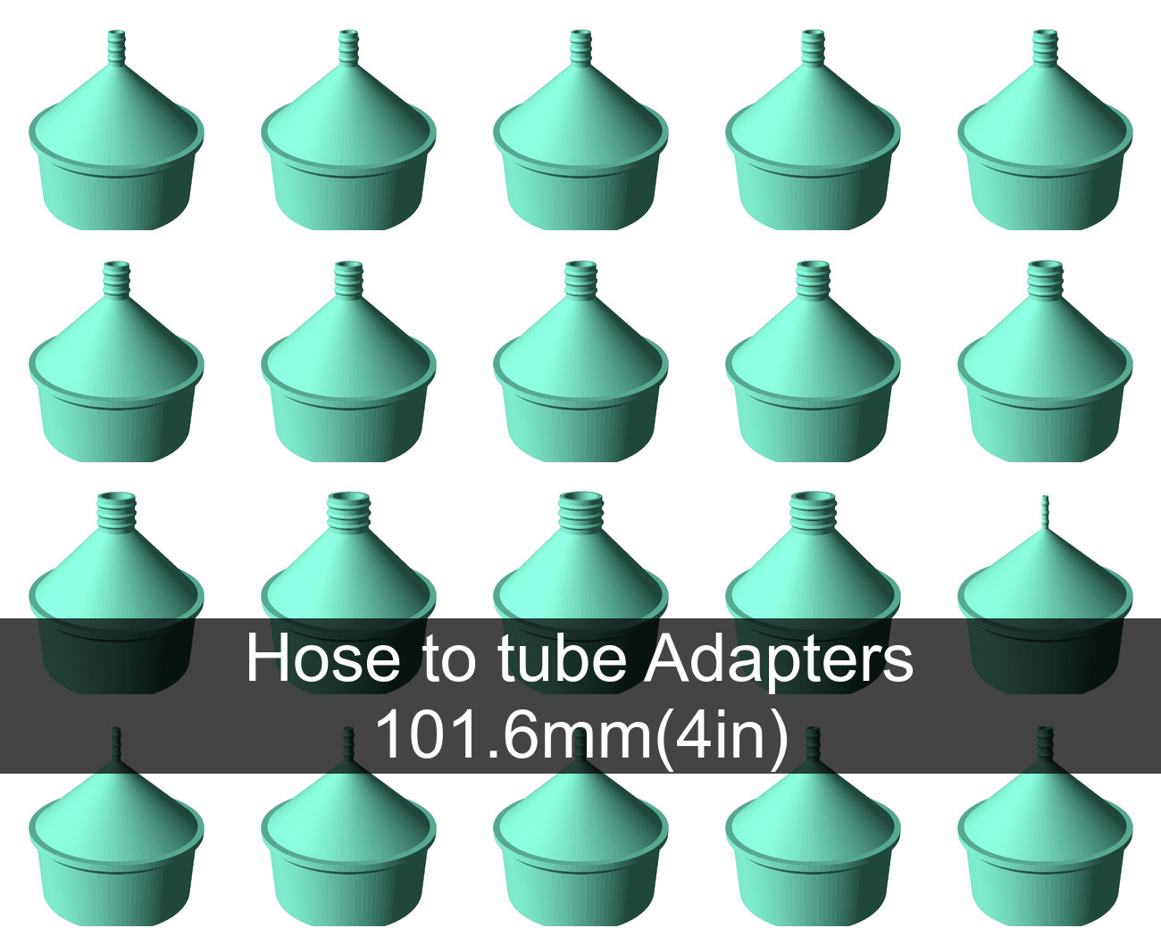 Vacuum hose to tubing adapters for all common sizes by Max Download