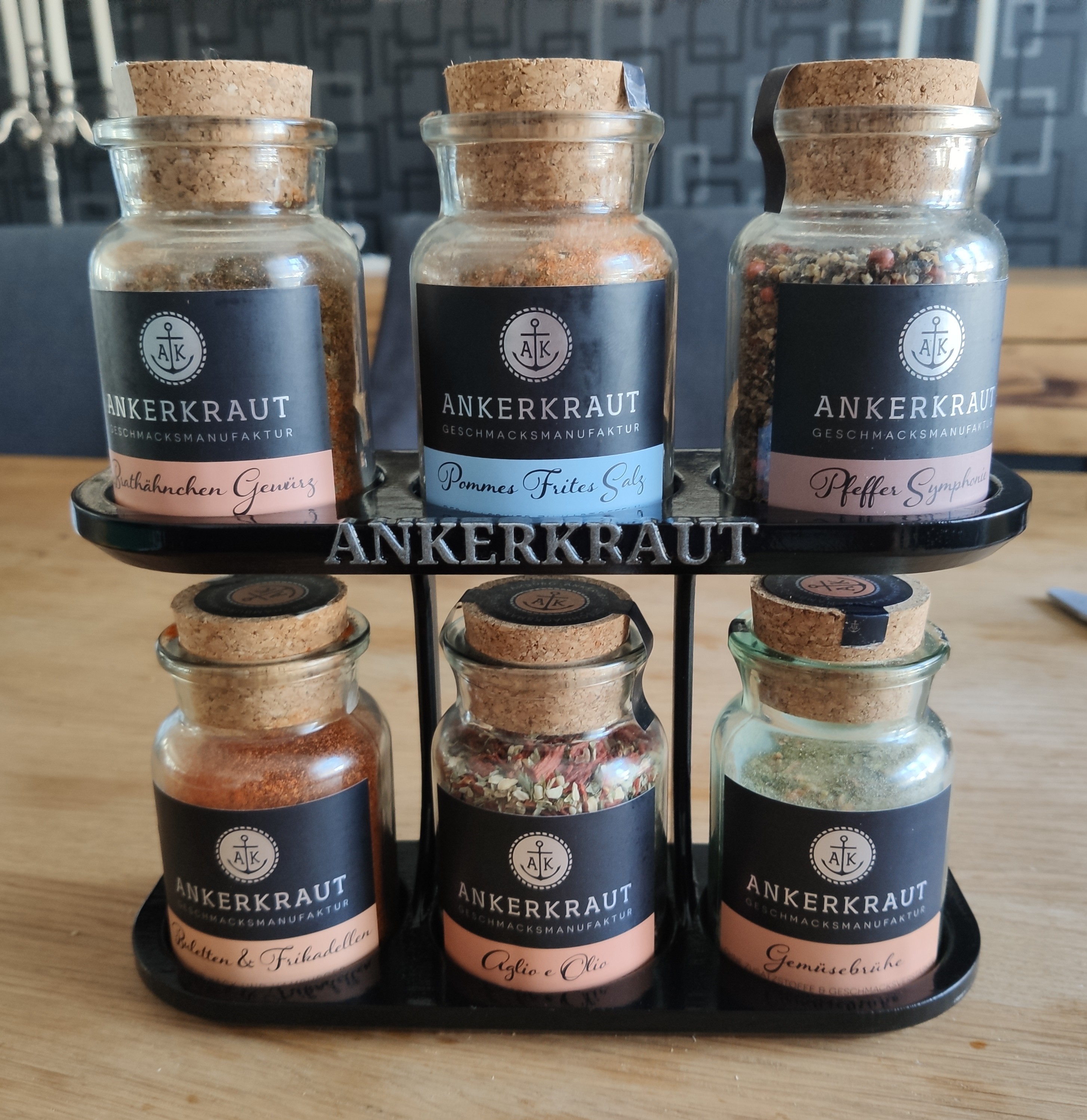 Spice Rack for Ankerkraut Spicemixes (stackable) MM