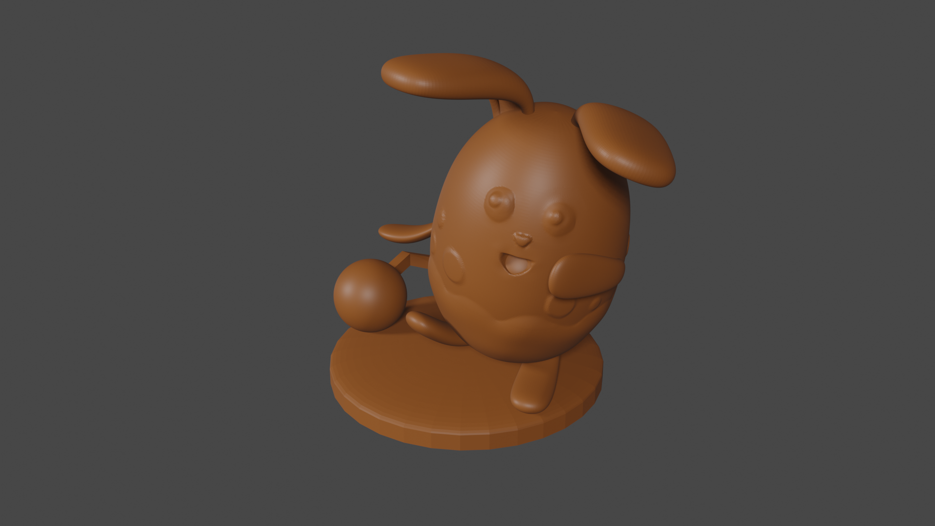 Pokemon inspired, Azumarill, Tabletop DnD miniature
