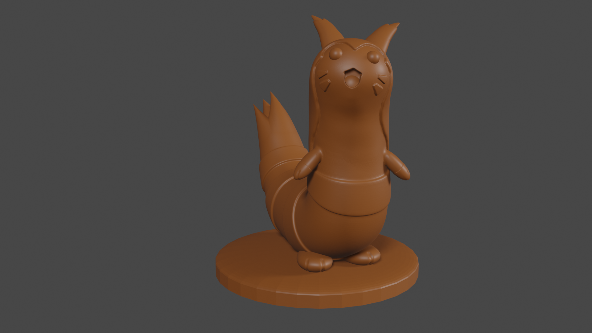 Pokemon inspired, Furret, Tabletop DnD miniature