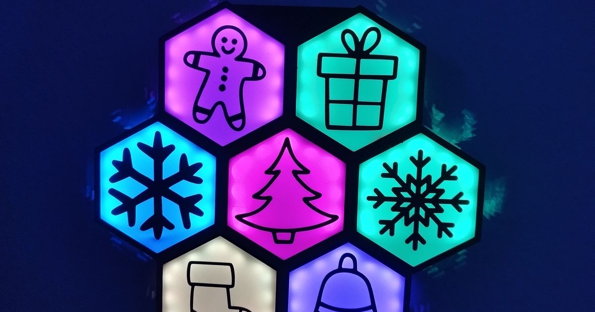 LedTiles Christmas Edition by Christian Download free STL model