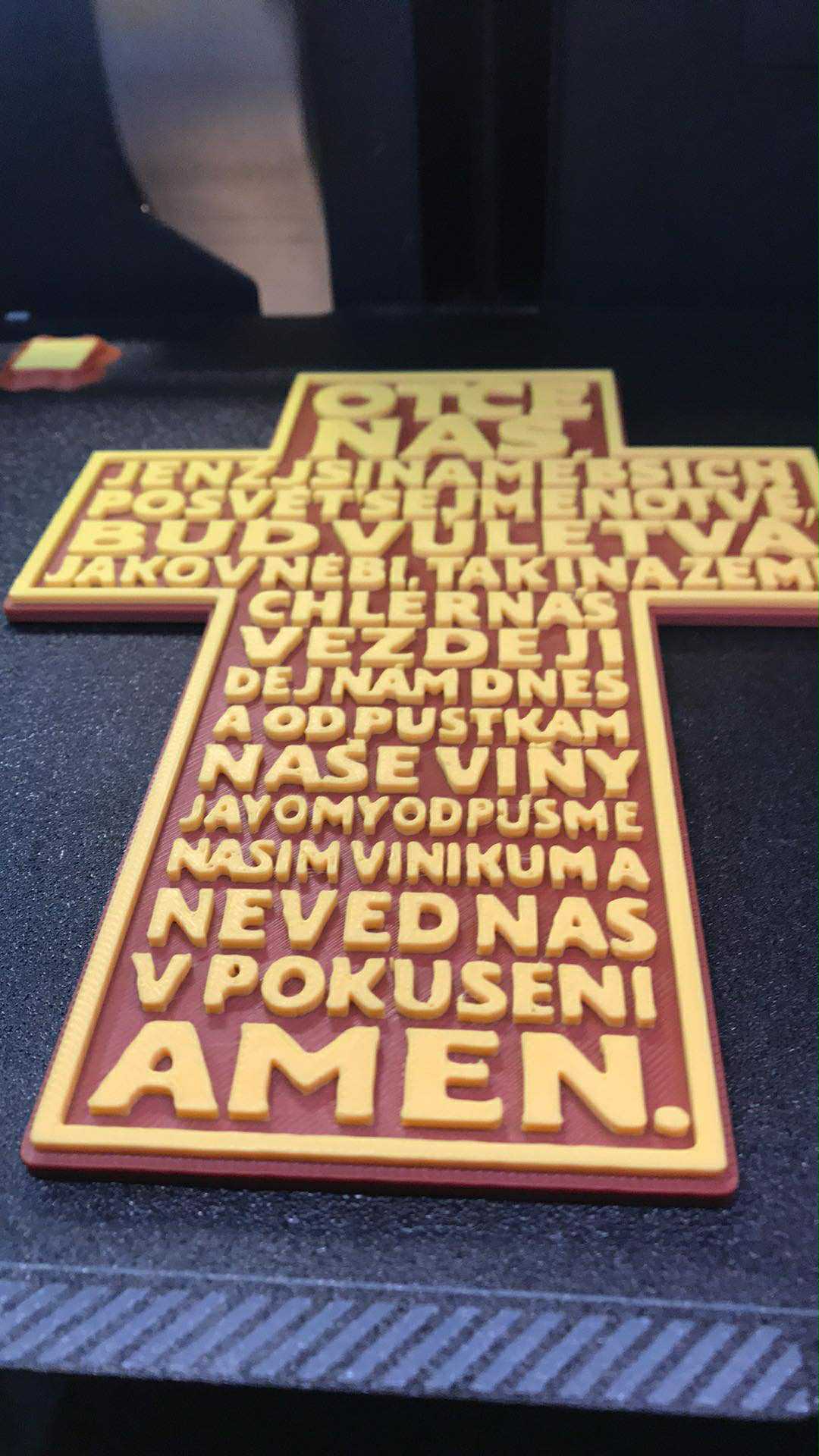 Our Father  in Czech text